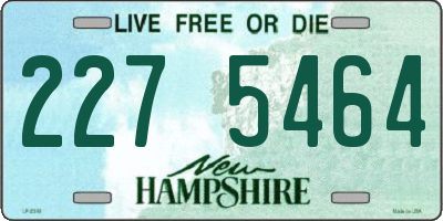 NH license plate 2275464