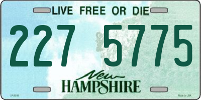 NH license plate 2275775