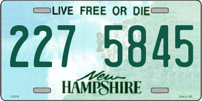 NH license plate 2275845