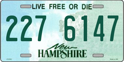 NH license plate 2276147