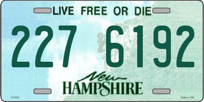 NH license plate 2276192