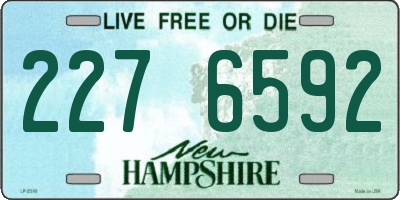 NH license plate 2276592