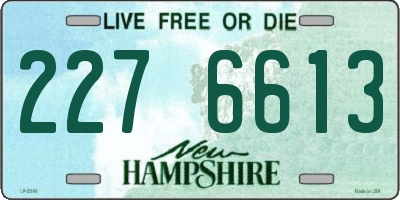 NH license plate 2276613