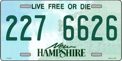 NH license plate 2276626
