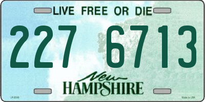 NH license plate 2276713