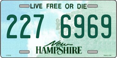 NH license plate 2276969