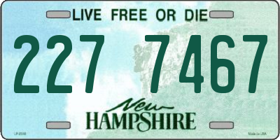 NH license plate 2277467