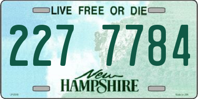 NH license plate 2277784