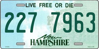 NH license plate 2277963