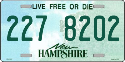 NH license plate 2278202