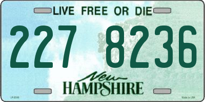 NH license plate 2278236