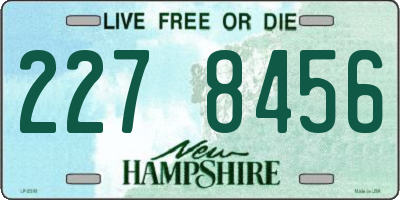NH license plate 2278456