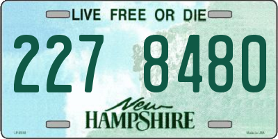 NH license plate 2278480