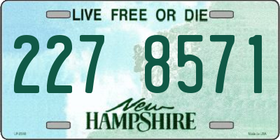 NH license plate 2278571