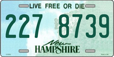 NH license plate 2278739