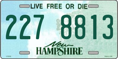 NH license plate 2278813