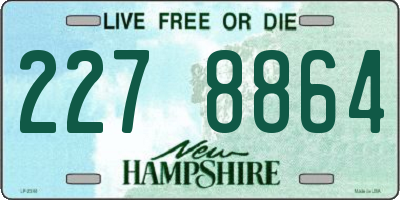 NH license plate 2278864
