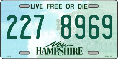 NH license plate 2278969