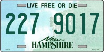 NH license plate 2279017