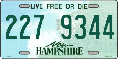NH license plate 2279344