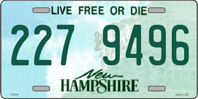 NH license plate 2279496