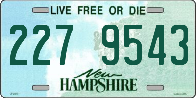 NH license plate 2279543