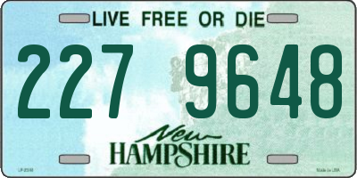 NH license plate 2279648