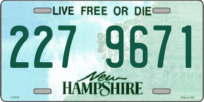 NH license plate 2279671