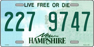 NH license plate 2279747
