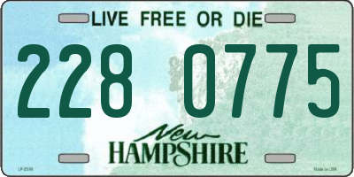 NH license plate 2280775