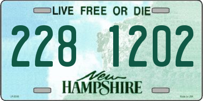 NH license plate 2281202