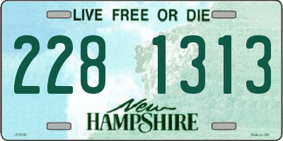 NH license plate 2281313