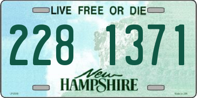 NH license plate 2281371