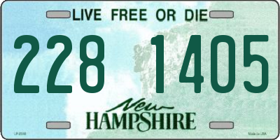 NH license plate 2281405