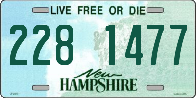 NH license plate 2281477
