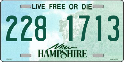 NH license plate 2281713