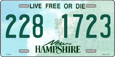 NH license plate 2281723