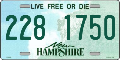 NH license plate 2281750