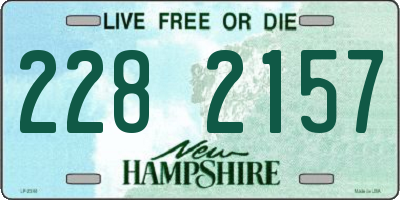 NH license plate 2282157