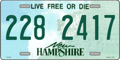 NH license plate 2282417