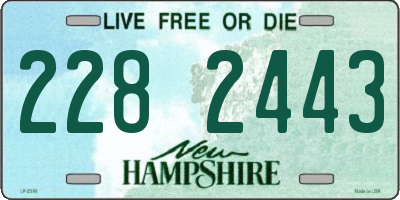 NH license plate 2282443