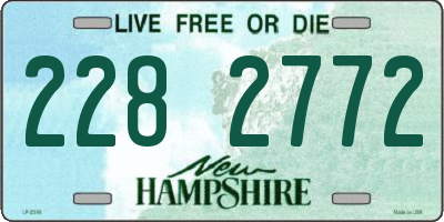 NH license plate 2282772