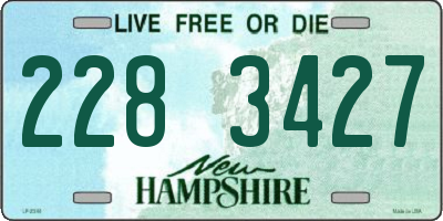 NH license plate 2283427
