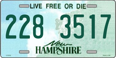 NH license plate 2283517