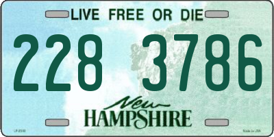 NH license plate 2283786