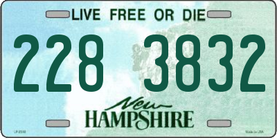 NH license plate 2283832