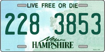 NH license plate 2283853