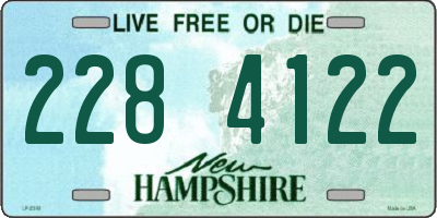 NH license plate 2284122