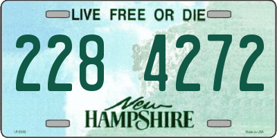 NH license plate 2284272