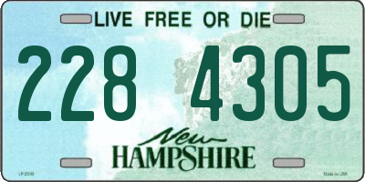 NH license plate 2284305